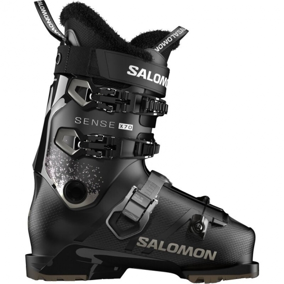 Salomon Damen Ski-Schuhe ALP. BOOTS SENSE X70 W GW - Schwarz/Hellbronze Metallic/Nirvana