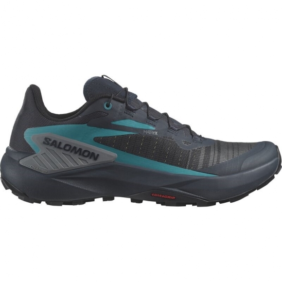 Salomon Herren Trailrunningschuhe SHOES GENESIS - Kohlenstoff/Tahitianische Flut/Stiller Schatten