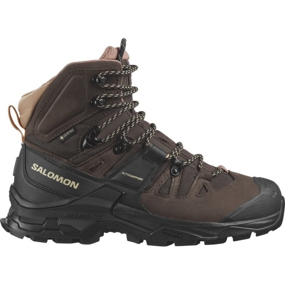 Salomon Damen Trekkingstiefel SHOES QUEST 4 GTX W - Einkaufstasche/Schwarz/Kork