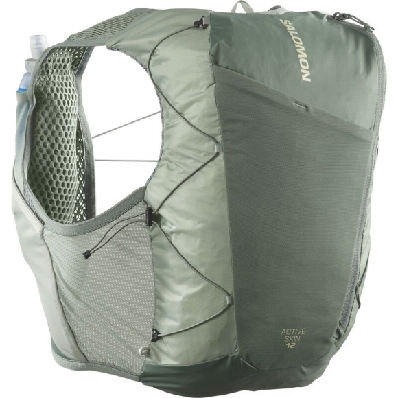 Salomon Rucksack ACTIVE SKIN 12 SET Laurel - Lorbeerkranz/Seerose/ALOE WASH