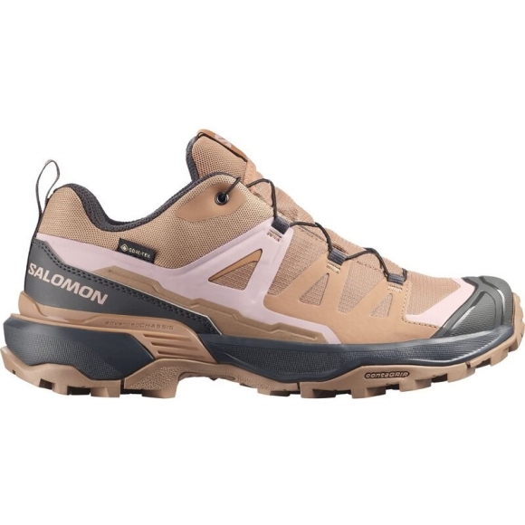 Salomon Damen Multifunktionsschuhe SHOES X ULTRA 360 GTX W - Burro/Asphalt/Pekannussbraun