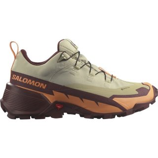 Salomon Damen Multifunktionsschuhe SHOES CROSS HIKE GTX 2 W - Luzerne/Cantaloupe/Bitterschokolade