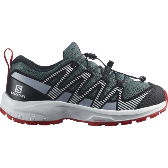 Salomon Kinder Multifunktionsschuhe SHOES XA PRO V8 J - Stürmisches Wetter/Zenblau/Goji-Beere