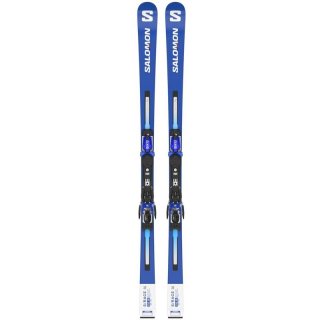 Salomon Kinder Racing Ski NX - Rennblau/Weiß
