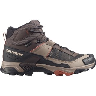 Salomon Herren Multifunktionsstiefel SHOES X ULTRA 5 MID GTX - Schwarzer Kaffee/Walnuss/Arabische Gewürze