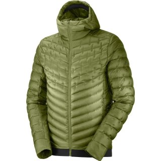 Salomon Herren Daunenjacke OUTLINE DOWN HOODIE - Martini-Olive