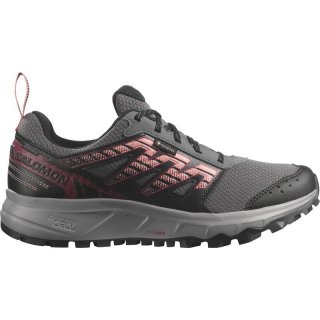 Salomon Damen Trailrunningschuhe SHOES WANDER GTX W - Pflaumenkätzchen/Schwarz/Pfirsichbernstein
