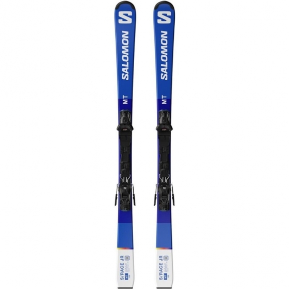 Salomon Kinder All-Mountain Ski E - Race Blue/Weiß