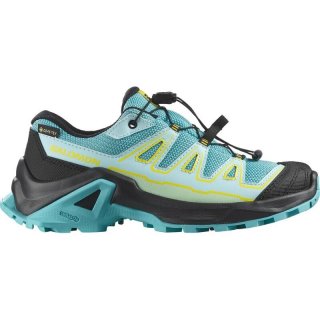 Salomon Kinder Walkingschuhe SHOES X ULTRA GTX J Blue - Blau Curaçao/Turbulenz/Gelbe Iris