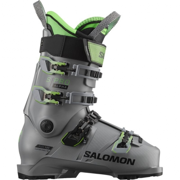 Salomon Herren ALP. BOOTS - Stahlgrau/Pastell-Neongrün 1/Schwarz