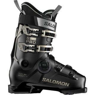 Salomon Damen Ski-Schuhe ALP. BOOTS - Schwarz/Schwarz/Hellbronze Metallic
