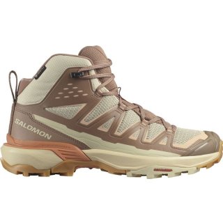 Salomon Damen Trekkingstiefel SHOES X ULTRA 360 EDGE MID GTX W - Mürbeteigbrot/Rohe Umbra/Prärie-Sonnenuntergang
