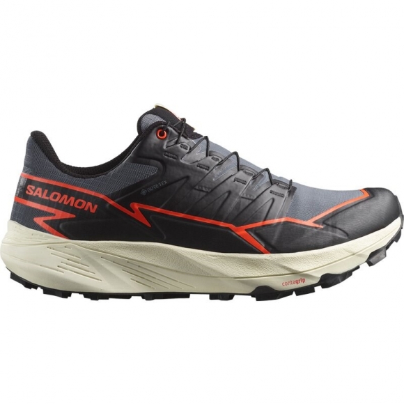 Salomon Herren Trailrunningschuhe SHOES THUNDERCROSS GTX - Turbulenz/Schwarz/Kirschtomate