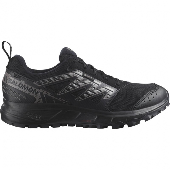 Salomon Damen Trailrunningschuhe SHOES WANDER GTX W - Schwarz/Pflaumenkätzchen/Möwe