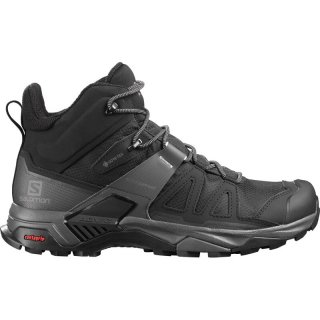 Salomon Herren Multifunktionsstiefel Herren Wanderstiefel X ULTRA 4 Mid - Schwarz/Magnet/Perlblau