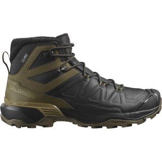 Salomon Herren Stiefel SHOES X ULTRA SNOWPILOT WP - Schwarz/Military Olive/Gothic Olive
