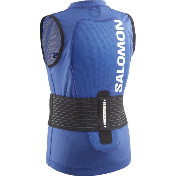 Salomon Schoner BACK PROTE FLEXCELL PRO VEST JR Race - Rennblau