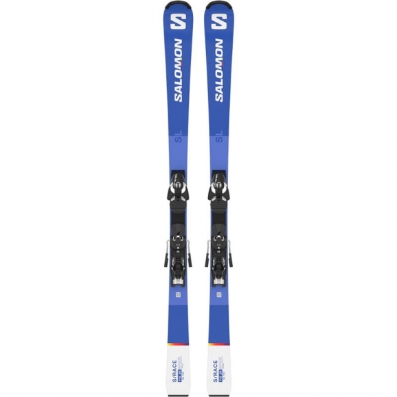 Salomon Kinder Racing Ski T - Rennblau/Weiß