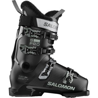 Salomon Damen Ski-Schuhe ALP. BOOTS - Schwarz/Schwarz/Klar Aqua