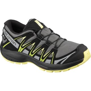 Salomon Kinder Outdoorschuhe (Low) XA PRO 3D CSWP - Gargoyle/Schwarz/Charlock