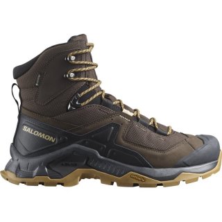Salomon Herren Trekkingstiefel SHOES QUEST ELEMENT GTX - Delicioso/Schwarz/Mattgold