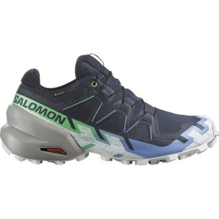 Salomon Damen Trailrunningschuhe SHOES SPEEDCROSS 6 GTX W - Kohlenstoff/Provence/Weiß