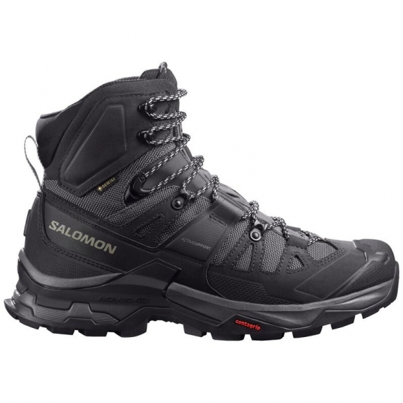 Salomon Herren Trekkingstiefel SHOES QUEST 4 GTX - Magnet/Schwarz/Steinbruch