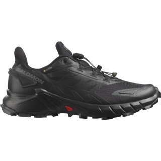 Salomon Damen Trailrunningschuhe SHOES SUPERCROSS 4 GTX W - Schwarz/Schwarz/Schwarz