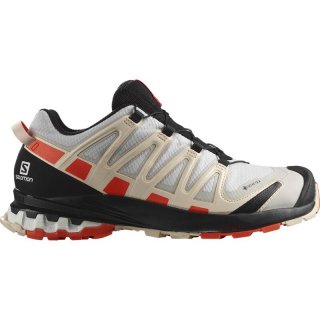 Salomon Damen Trailrunningschuhe SHOES XA PRO 3D v8 GTX W - Mondfelsen/Kirschtomate/Sonnenkuss