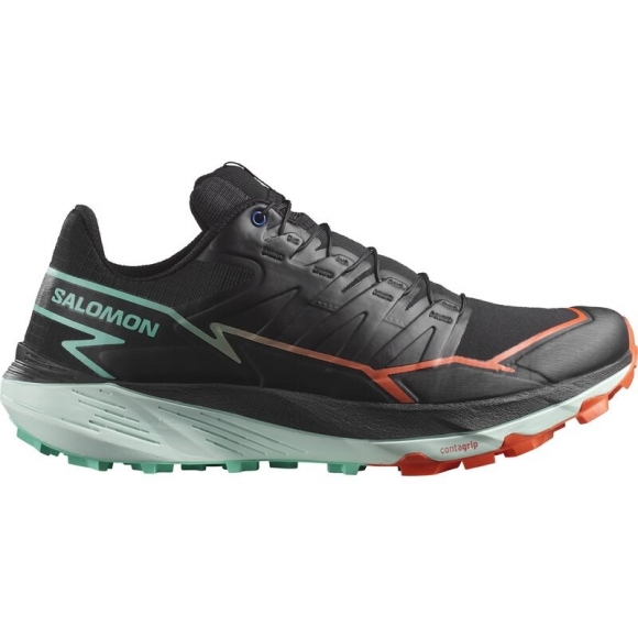 Salomon Herren Trailrunningschuhe SHOES THUNDERCROSS - Schwarz/Kirschtomate/Elektrisches Grün