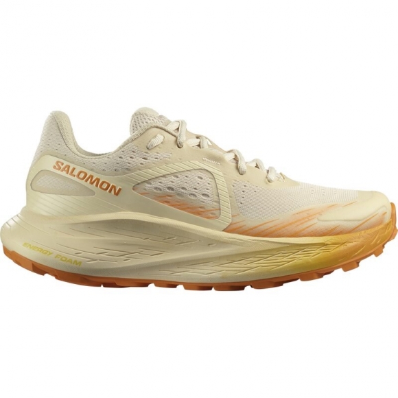 Salomon Damen Trailrunningschuhe SHOES GLIDE MAX TR W Bleached - Gebleichter Sand/Zarter Pfirsich/Orange