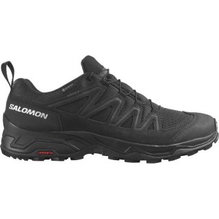 Salomon Herren Multifunktionsschuhe SHOES X WARD LEATHER GTX - Schwarz/Schwarz/Schwarz