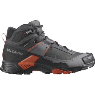 Salomon Herren Multifunktionsstiefel SHOES X ULTRA 5 MID GTX - Asphalt/Castlerock/Gebrannter Ocker