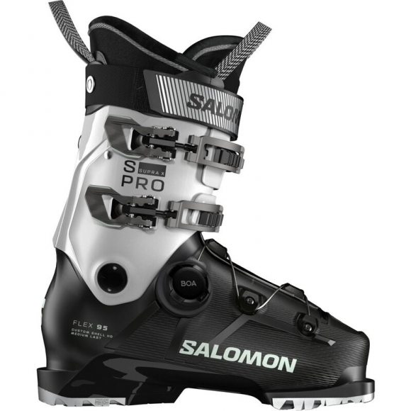 Salomon Damen Ski-Schuhe ALP. BOOTS - Black/Gray Aurora/Clearly Aqua