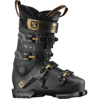 Salomon Damen Skischuhe - SCHWARZ/Beluga/Golden Glaw