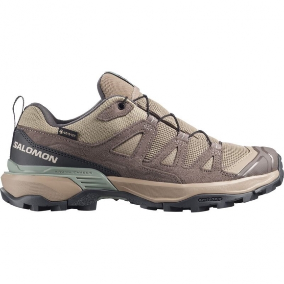 Salomon Damen Multifunktionsschuhe SHOES X ULTRA 360 LTR GTX W - Wüstenbraun/Eisen/Grünes Milieu