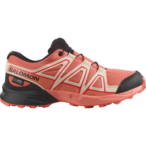 Salomon Kinder Trekkinghalbschuhe SHOES SPEEDCROSS WP J - Emberglow/Zarter Pfirsich/Fusionskoralle