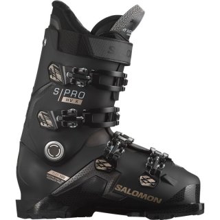 Salomon Herren Ski-Schuhe ALP. BOOTS - Schwarz/Beluga/Titan 1 Metallic