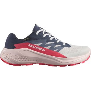 Salomon Damen Trailrunningschuhe SHOES ALPHAGLIDE GTX W - Mondfelsen/Blaue Nächte/Rotrot