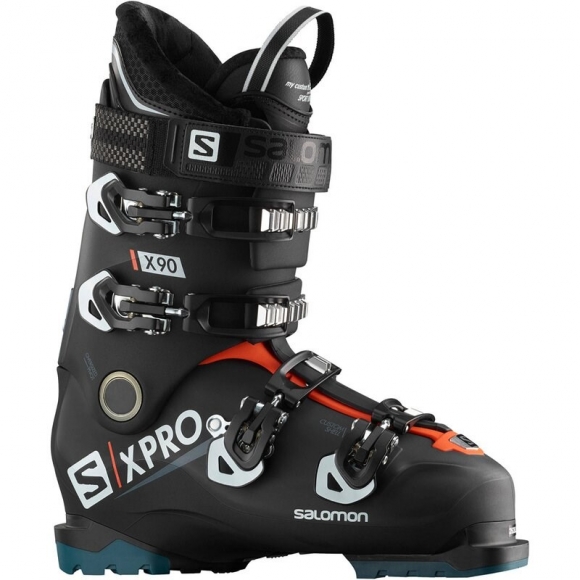 Salomon Herren Skischuhe "X Pro X90 - Schwarz/Weiß/Rot