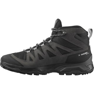 Salomon Herren Multifunktionsstiefel SHOES X WARD LEATHER MID GTX - Phantom/Schwarz/Magnet