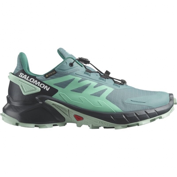 Salomon Damen Trailrunningschuhe SHOES SUPERCROSS 4 GTX W - Staubtürkis/Tinte/Blauer Dunst