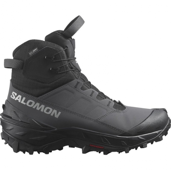 Salomon Herren Stiefel SHOES CROSSTRAK POWDER WP - Asphalt/Schwarz/Haifischhaut