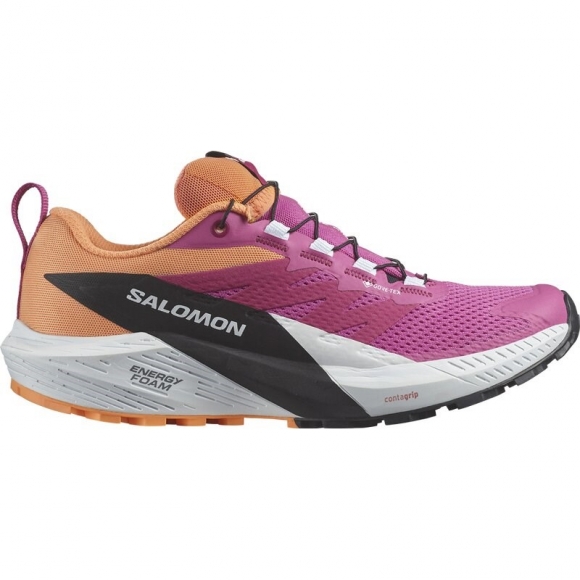 Salomon Damen Trailrunningschuhe SHOES SENSE RIDE 5 GTX W Rose - Rosenviolett/Weiß/Paradiesvogelblume