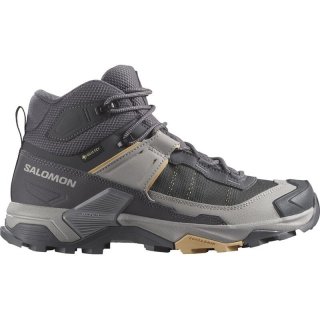 Salomon Damen Trekkingstiefel SHOES X ULTRA 5 MID GTX W 9 - Neun Eisen/Möwe/Weicher Ton