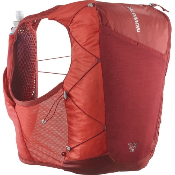 Salomon Rucksack ACTIVE SKIN 12 SET RED - ROTE DAHLIE/HIGH RISK RED