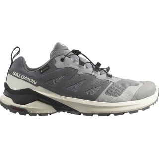 Salomon Herren Trailrunningschuhe SHOES X-ADVENTURE GTX Gray - Grauer Flanell/Vanilleeis/Schwarz