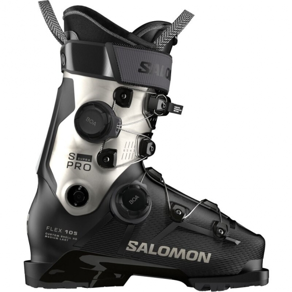Salomon Damen Ski-Schuhe ALP. BOOTS - Schwarz/Hellbronzemetallic/Schwarz