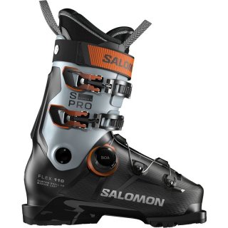 Salomon Herren Ski-Schuhe ALP. BOOTS - Black/Arona/Orange Tiger