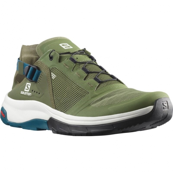 Salomon Herren Aquaschuhe SHOES TECH AMPHIB 4 - Olivin/Olivgrün/Legionsblau
